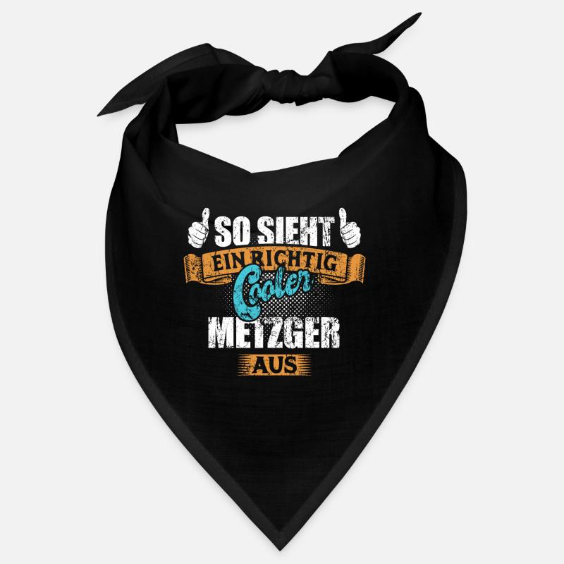So sieht ein richtig cooler Metzger aus Bandana