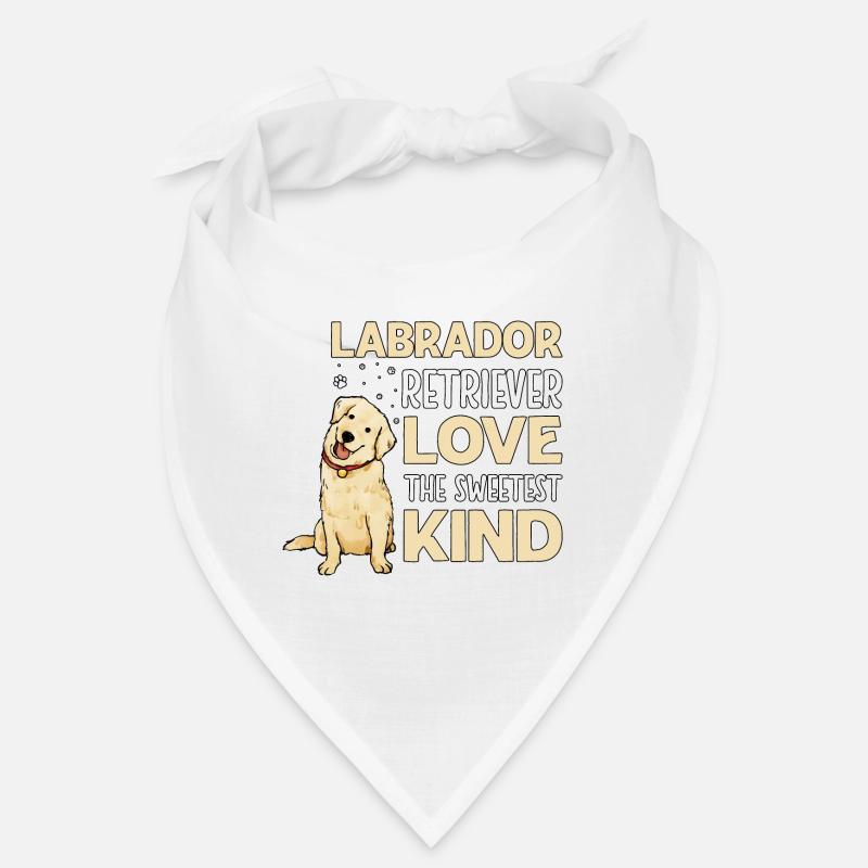 Labrador Retriever Aime l’enfant le plus doux Bandana