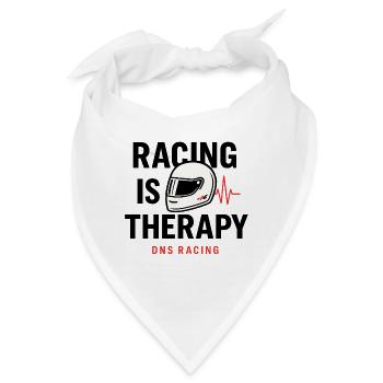 Racing Ist Therapie Helm Grafik - Bandana - Weiß - Vorne