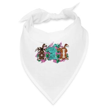 Western Rabbit - Bandana - Weiß - Vorne