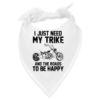 Trike - Bandana - Weiß - Vorne
