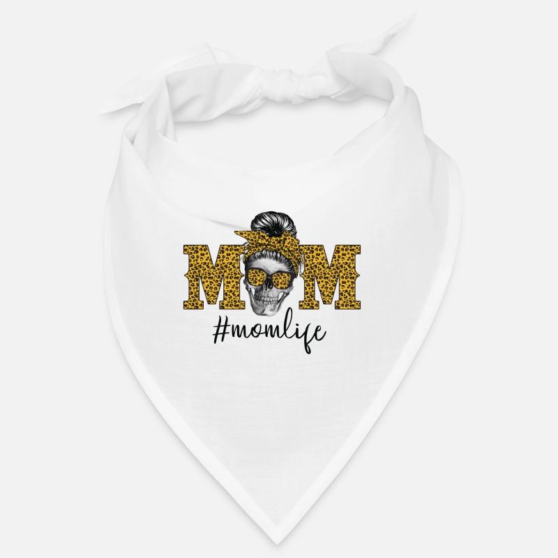 Mutter Leben Schädel Leopard Bandana