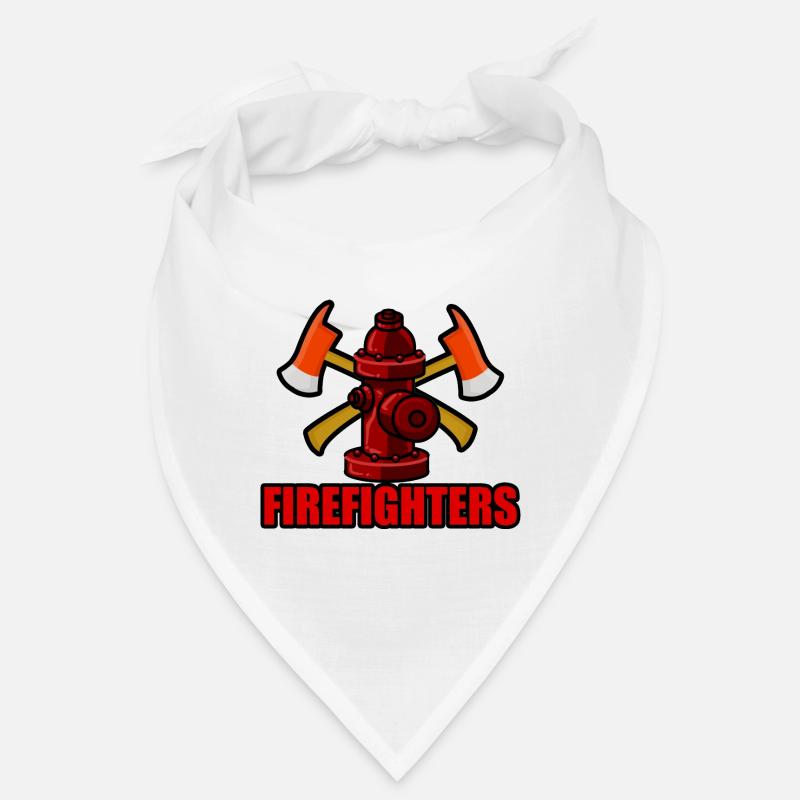 firefighter with ax - Pompier avec hache Bandana
