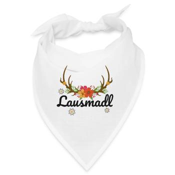 Lausmadl | Trachten Mode Dirndl - Bandana - Weiß - Vorne