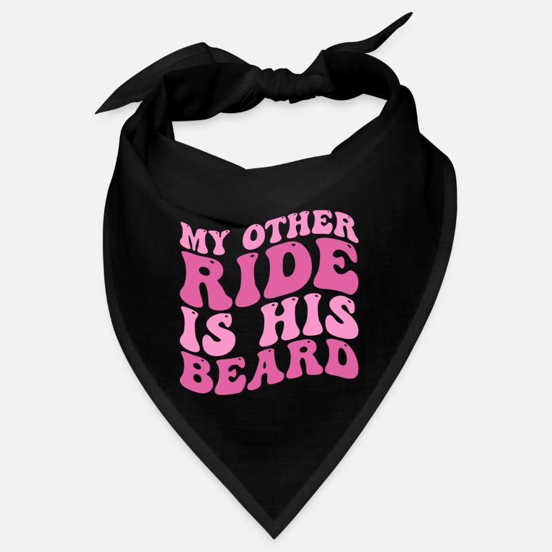 My Other Ride Is His Beard Tees Groovy Beard Lover Bandana