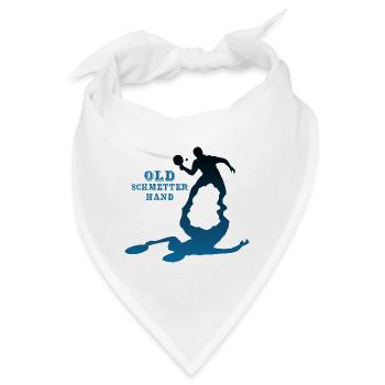 Old Schmetterhand Tischtennis Schmetterball - Bandana - Weiß - Vorne