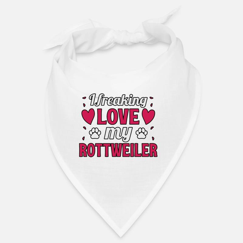 J’adore mon Rottweiler Bandana