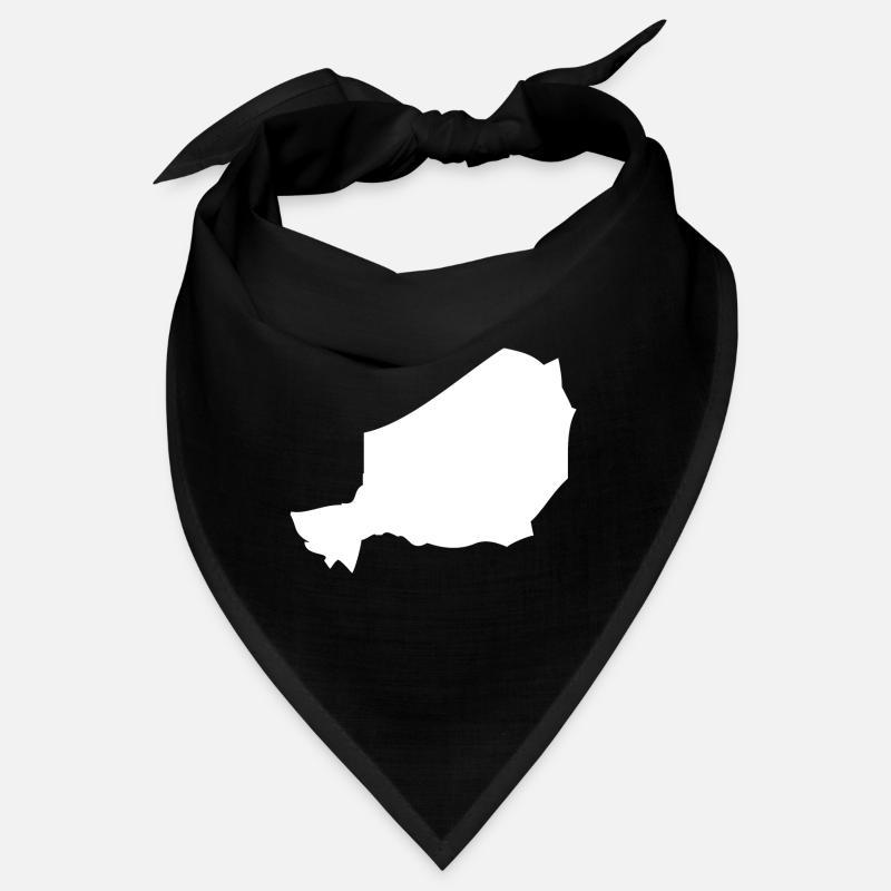 Drapeau de la carte du Niger Bandana