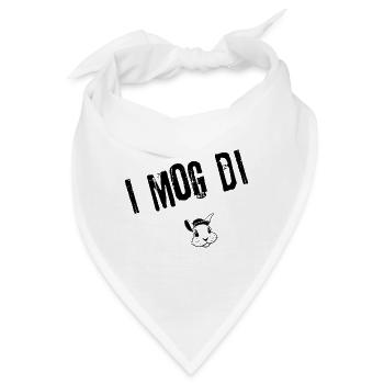 I_Mog_Di_Style | Redewendung - Bandana - Weiß - Vorne