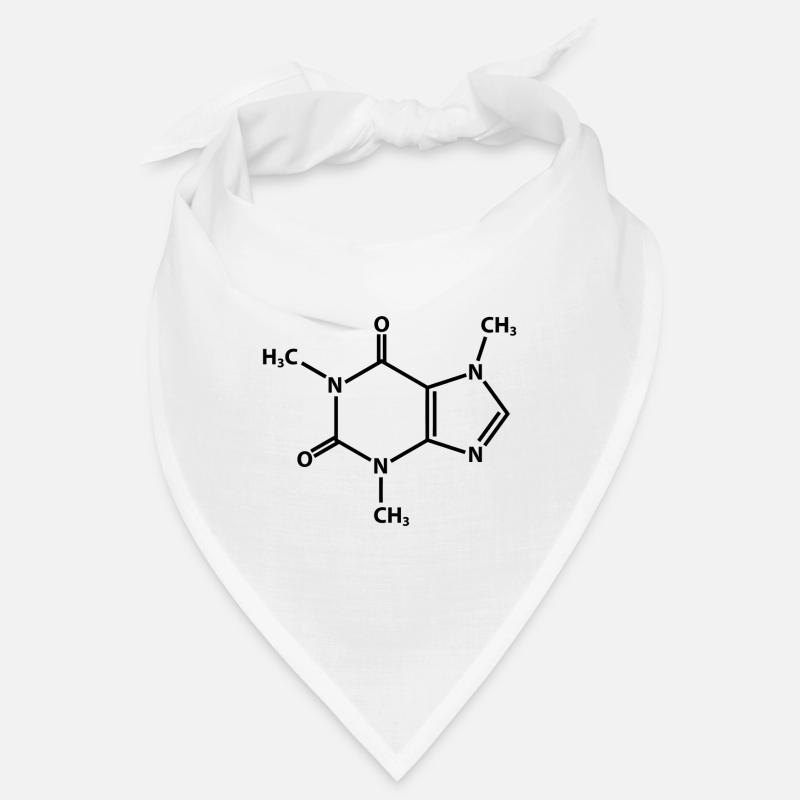 Molécule de caféine Bandana