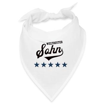 Bester Sohn der Welt Jungen Lieblingssohn Kind - Bandana - Weiß - Vorne