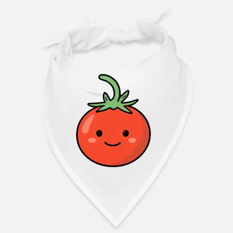 Sourire de tomate kawaïenne Bandana
