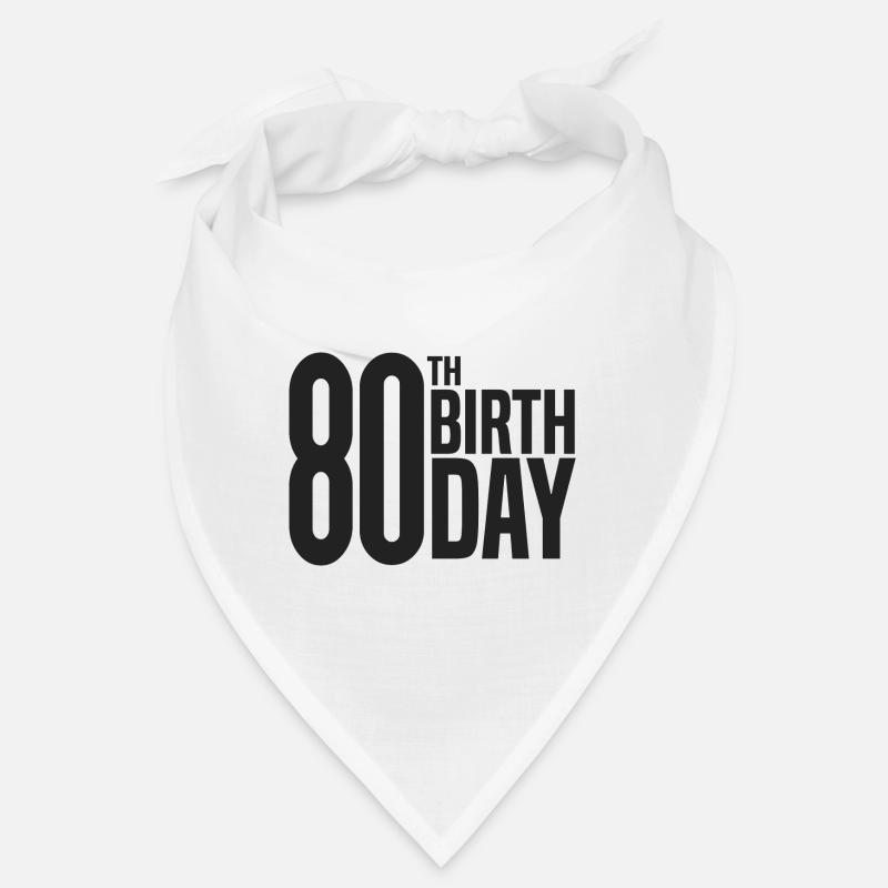 80th Birthday Bandana