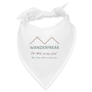 Wanderfreak Der Weg ist das Ziel aber 30 km sollte - Bandana - Weiß - Vorne