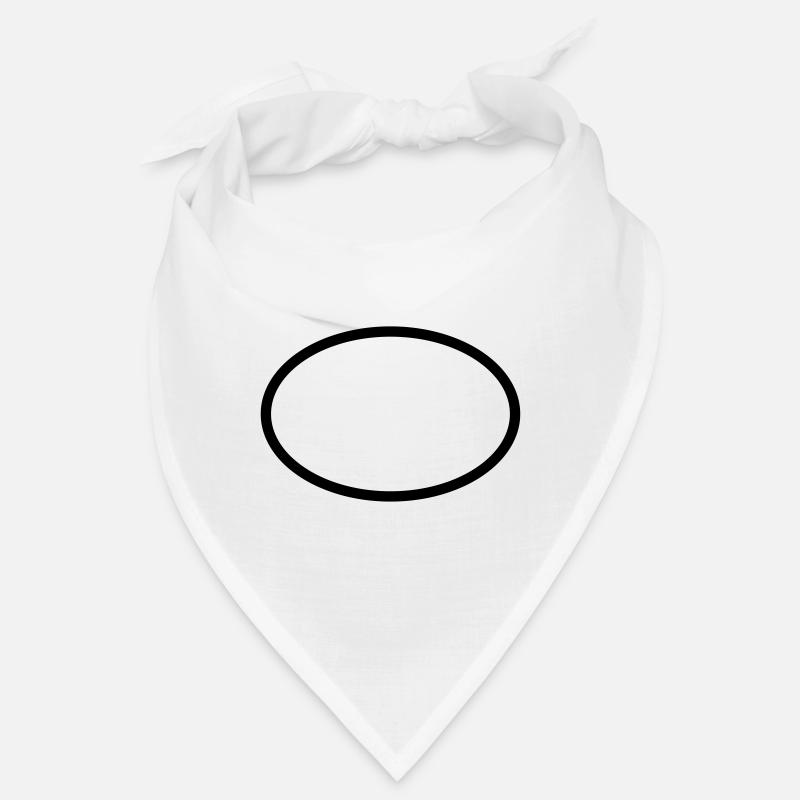 Oval Kreis Geometrie Bandana