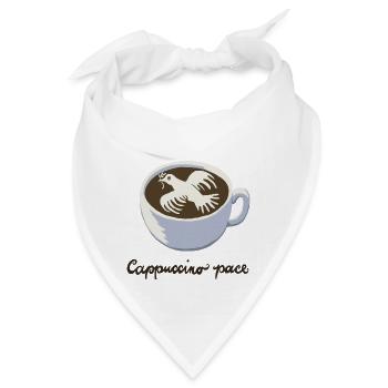 Cappuccino pace - Bandana - Weiß - Vorne