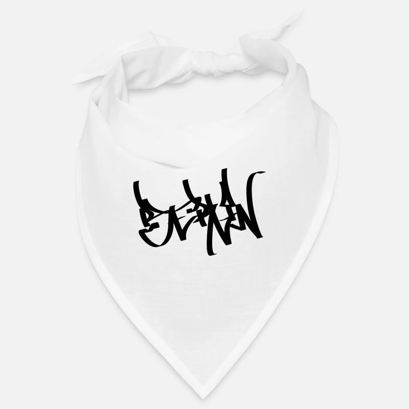 Berlin Graffiti Tag Handstyle black Bandana