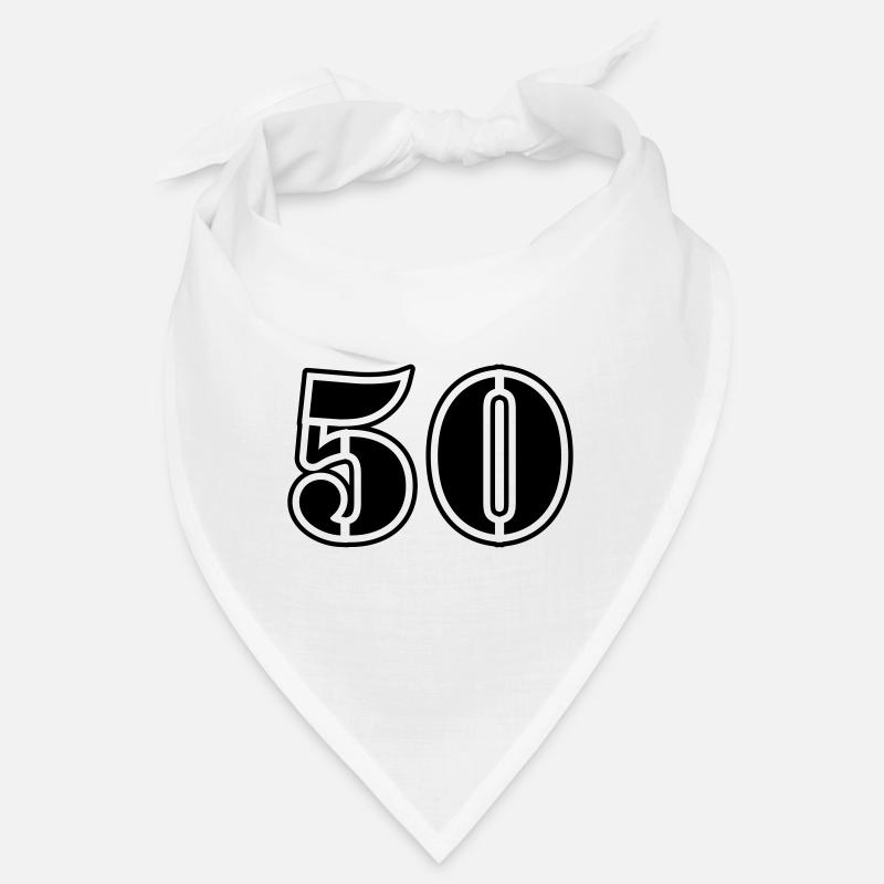 50 number symbol Bandana