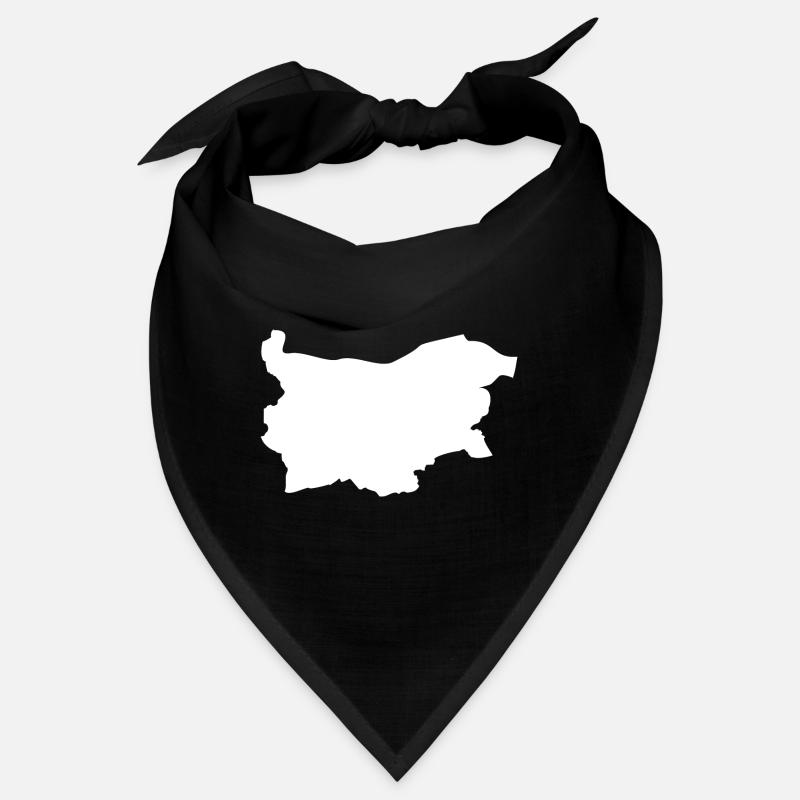 Drapeau de carte Bulgarie Bandana