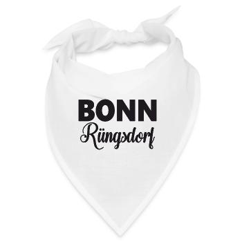 Bonn Rüngsdorf - schönster Stadtteil Bonn - Bandana - Weiß - Vorne
