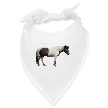Es gibt annähernd 200 verschiedene Pferderassen - Bandana - Weiß - Vorne