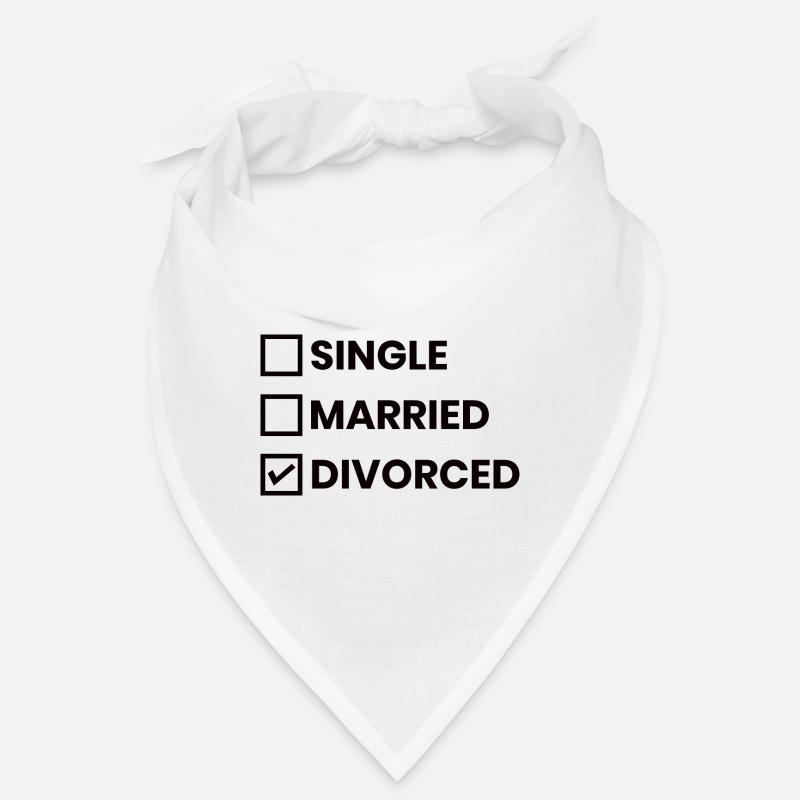 Divorced Marriage Ende Ehe Scheidung New Single Bandana