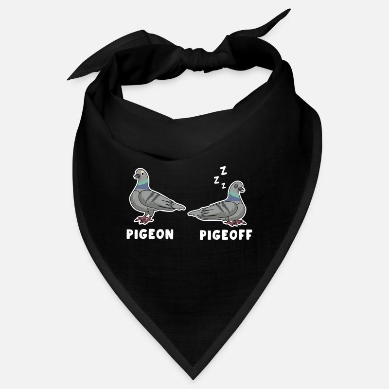 Conception de jeu de mots Sleeping Dove pour les fans de pigeons Bandana