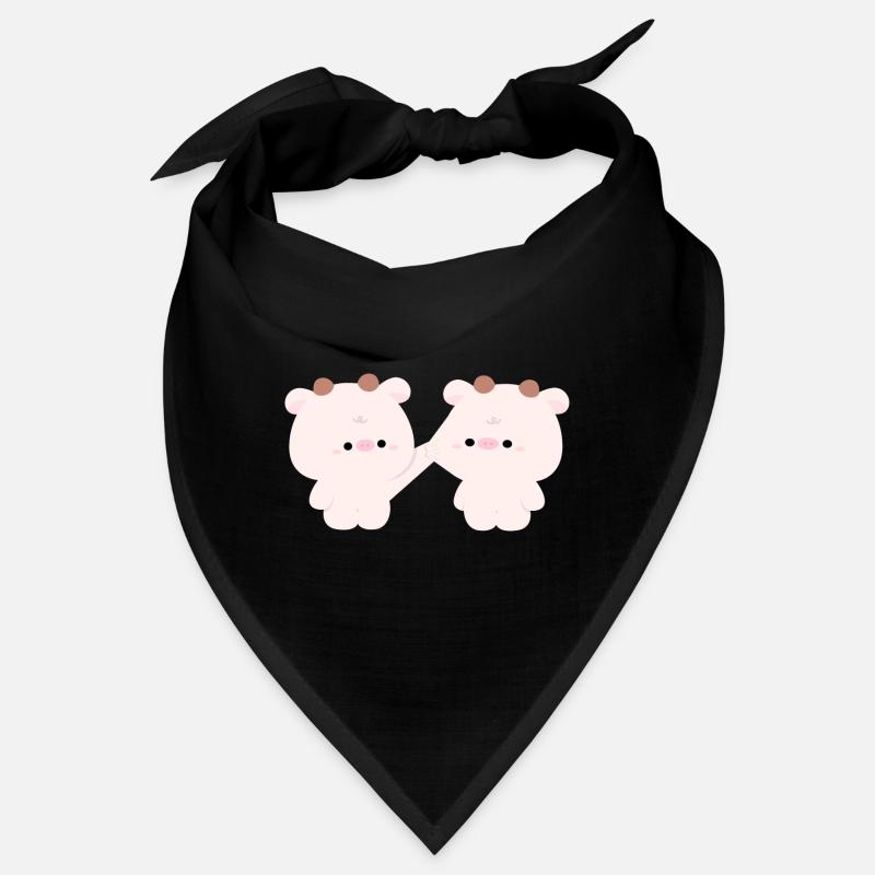 Couple de vaches Bandana