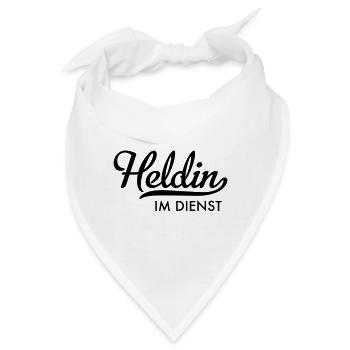 Heldin im Dienst - Bandana - Weiß - Vorne