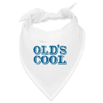 Old’S Cool - Oldschool - Früher war alles besser - Bandana - Weiß - Vorne