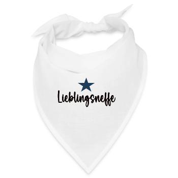 Lieblingsneffe Lieblings Neffen Bester Neffe - Bandana - Weiß - Vorne
