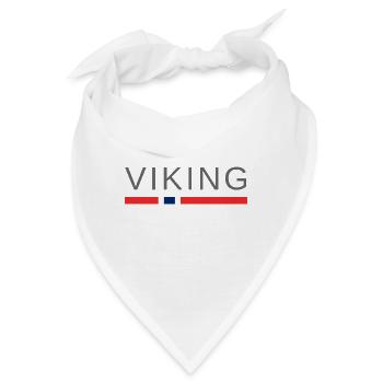 Wikinger Norwegen - Bandana - Weiß - Vorne