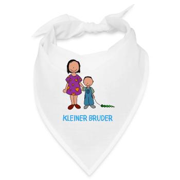 Kleiner Bruder - Bandana - Weiß - Vorne