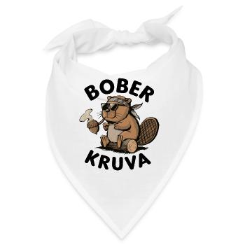 Bober der bieber - Bandana - Weiß - Vorne
