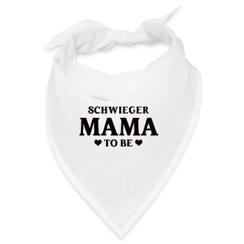 Schwiegermama To Be Hochzeit Schwiegermutter - Bandana - Weiß - Vorne