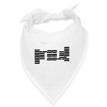 "Working Dad-Walking Dad" reverse - Bandana - Weiß - Vorne
