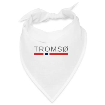 Tromsø Norwegen - Bandana - Weiß - Vorne