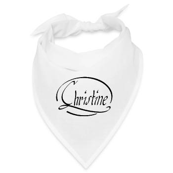 Christine - Bandana - Weiß - Vorne