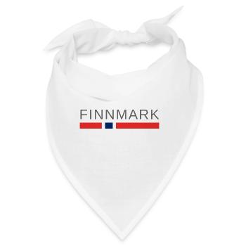 Finnmark Norwegen - Bandana - Weiß - Vorne
