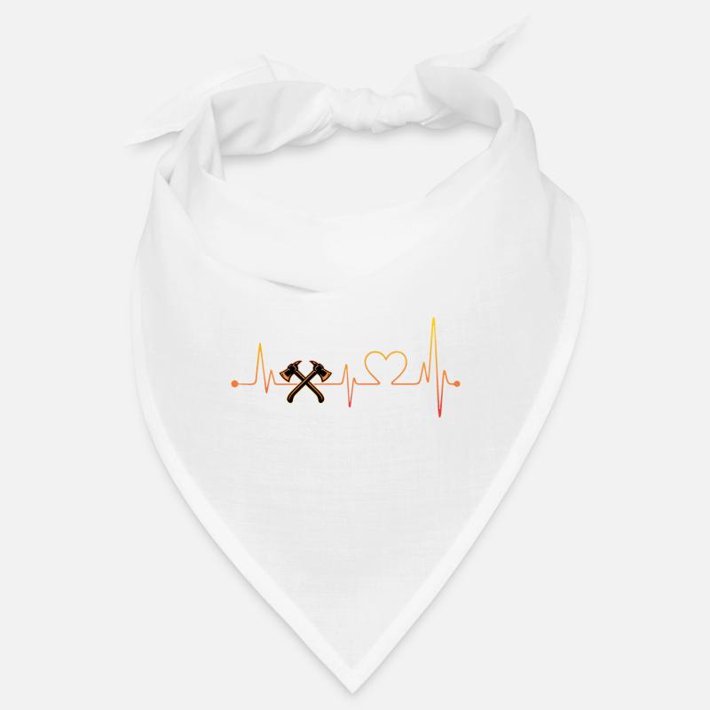 Battement de cœur de lancer de hache Bandana
