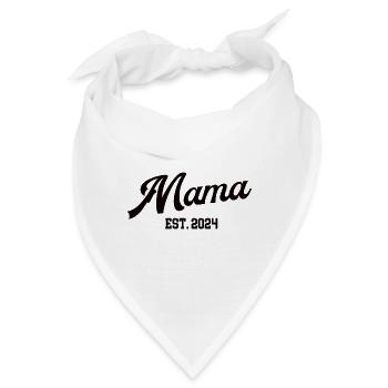 Mama Werden Mutterschaft in 2024 Neue Mutter Mami - Bandana - Weiß - Vorne