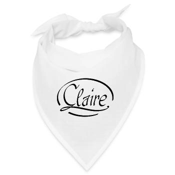 Klar - Bandana - Weiß - Vorne