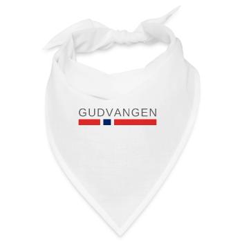 Gudvangen Norwegen - Bandana - Weiß - Vorne