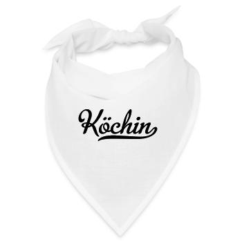 Köchin - Bandana - Weiß - Vorne