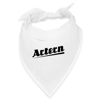 Artern - Textdesign mit Stadtnamen - Bandana - Weiß - Vorne