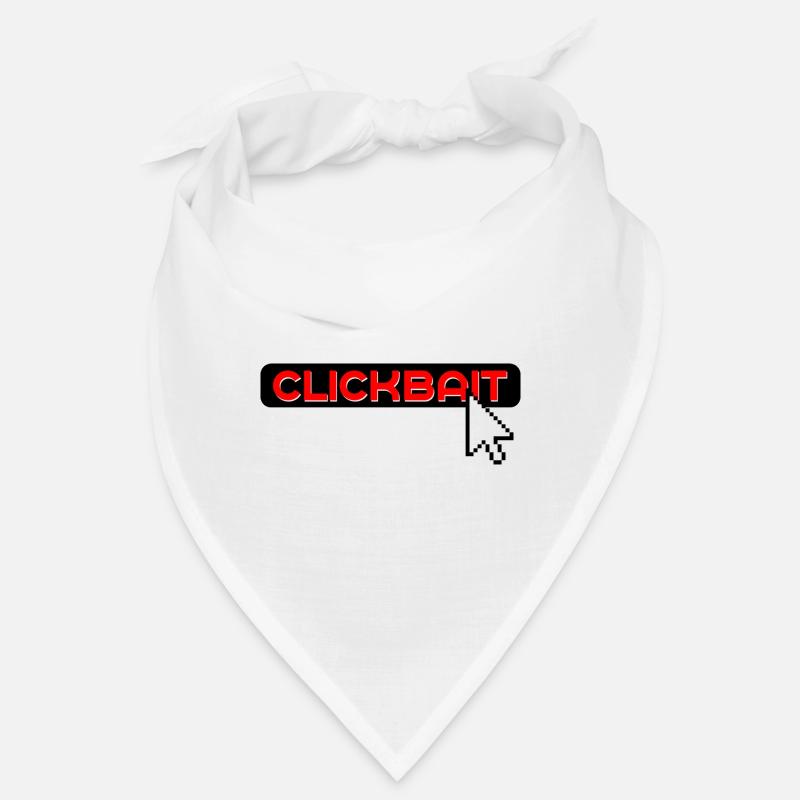 clic sur Internet - Bandana - blanc