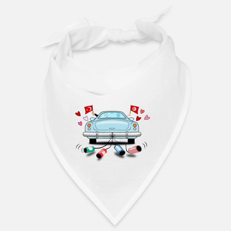 Turquie Drapeau Tunisie Mariage Bandana