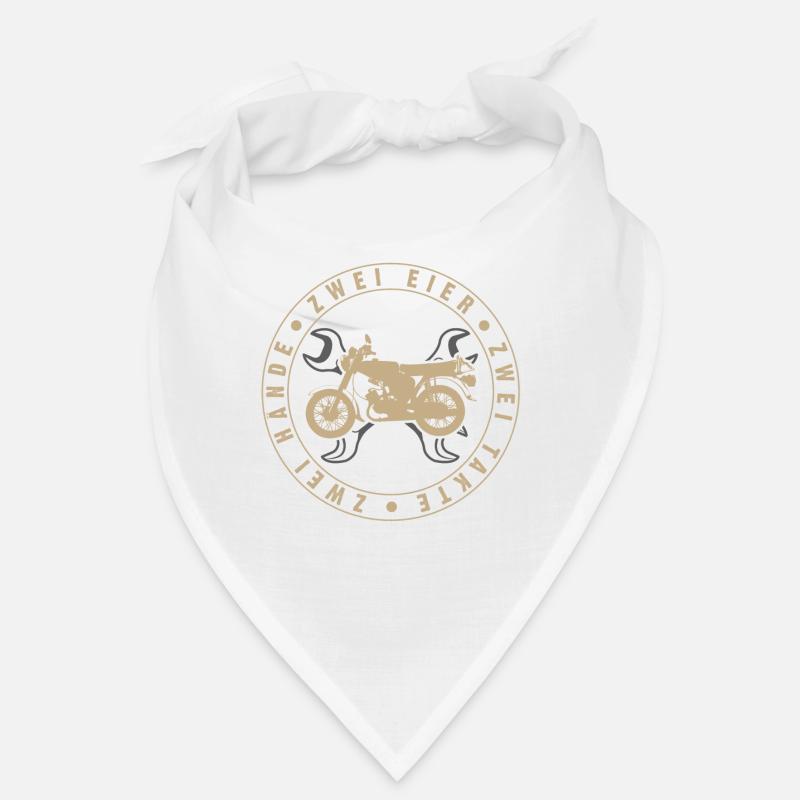 Simson S51, 2 Hände, 2 Eier , 2Takte, DDR Moped Bandana