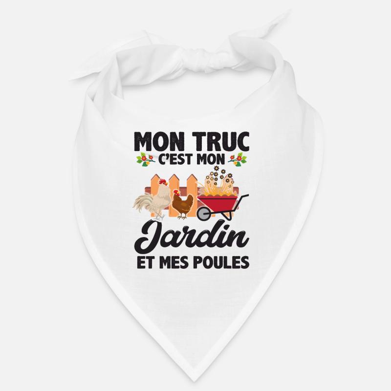 Mon Truc C'est Mon Jardin Et Mes Poules Bandana