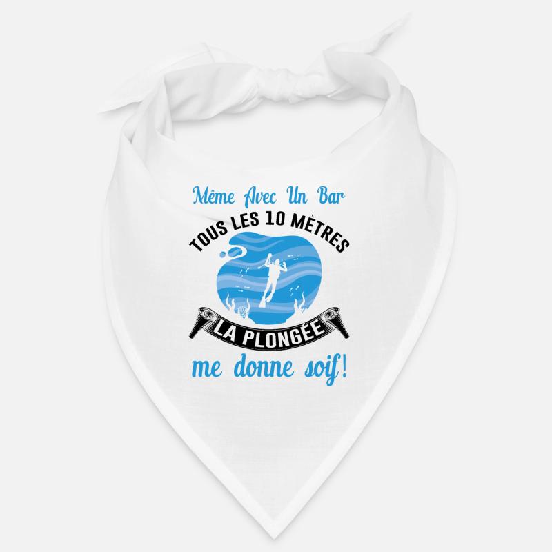 Plongée Sous Marine Mer Idée Cadeau Plongeur Océan Bandana